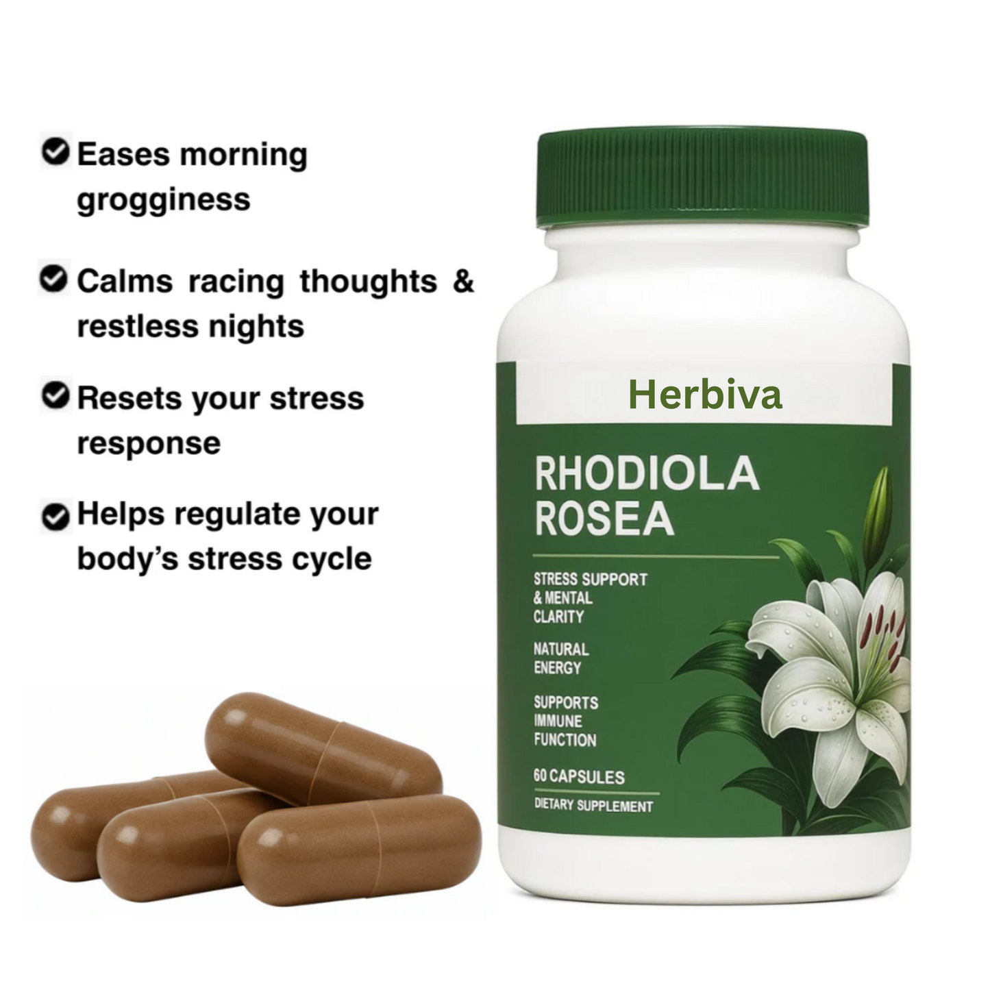 Herbiva Stress Support Supplement