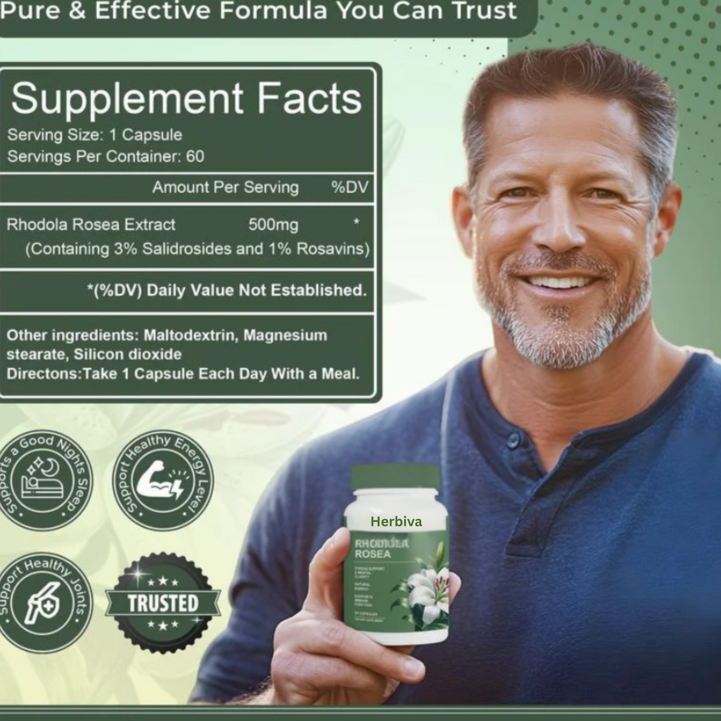 Herbiva Stress Support Supplement